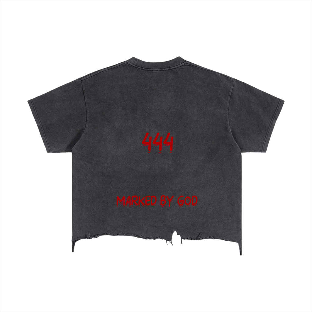 Vintage Wash Boxy Distressed 444 ChosenStarseed T-Shirt