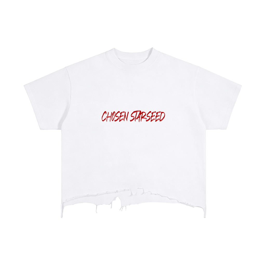 Vintage Wash Boxy Distressed 444 ChosenStarseed T-Shirt